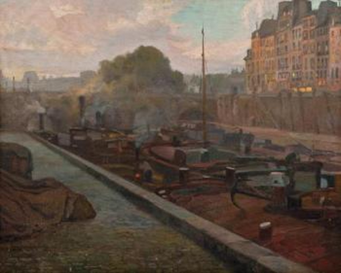 Quai des Grands-Augustins, París by Diego Rivera