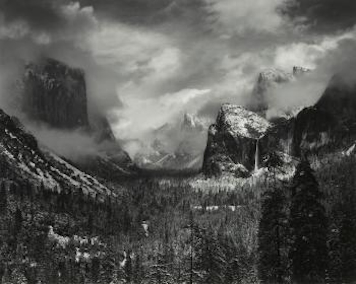 Clearing Winter Storm, Yosemite National Park, Ca. by Ansel Adams