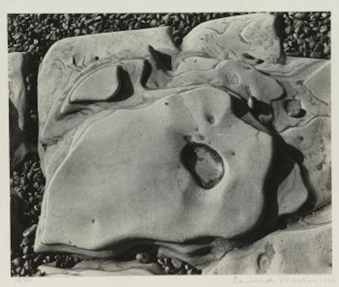 Eroded Rock, Point Lobos by Edward Weston