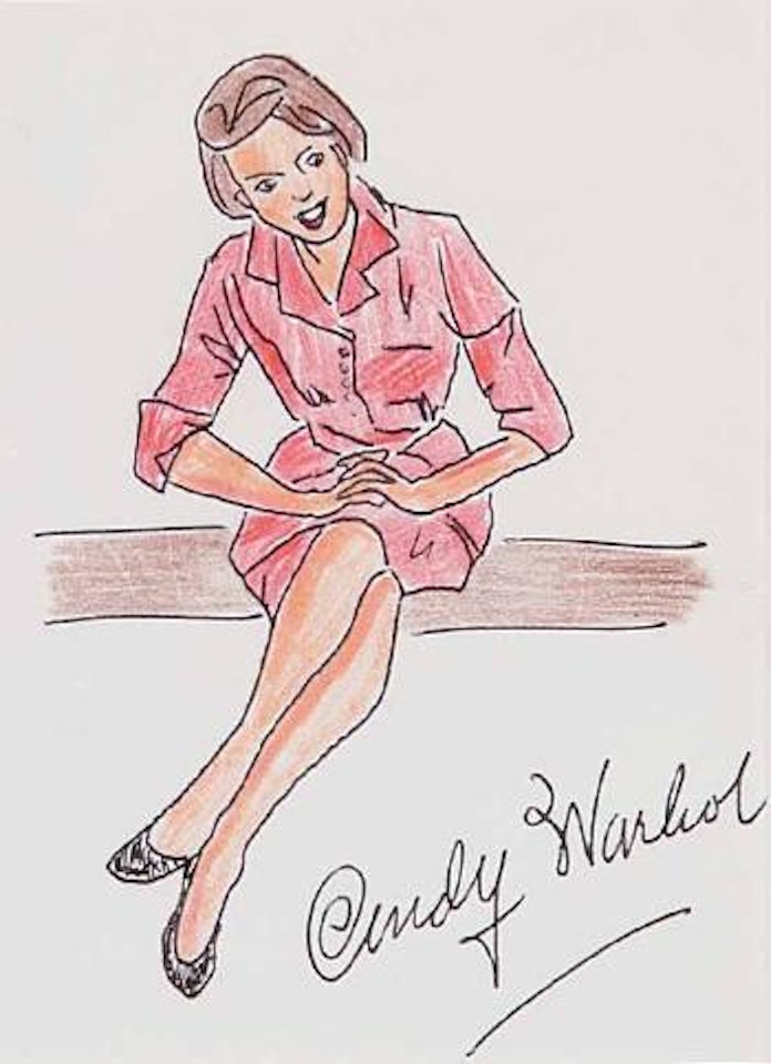 Smiling girl by Andy Warhol