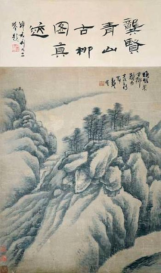 Landscape by Gong Xian