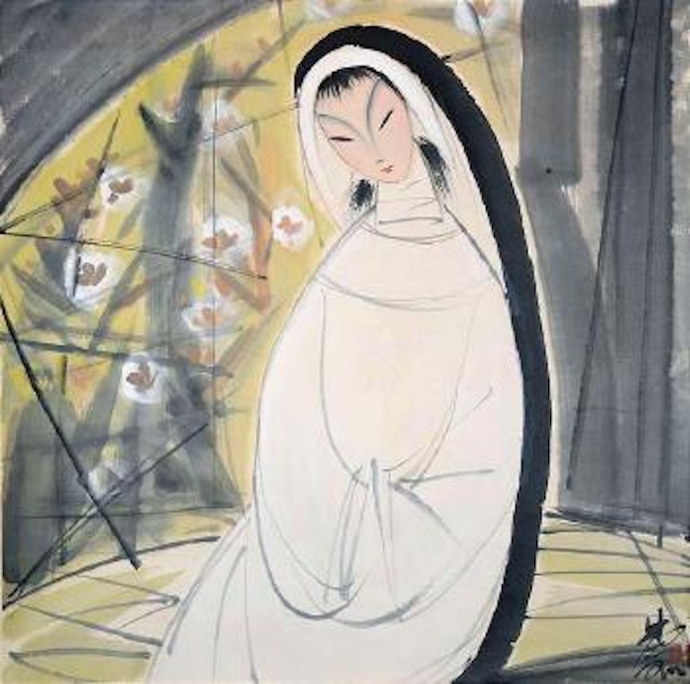 Lady by Lin Fengmian