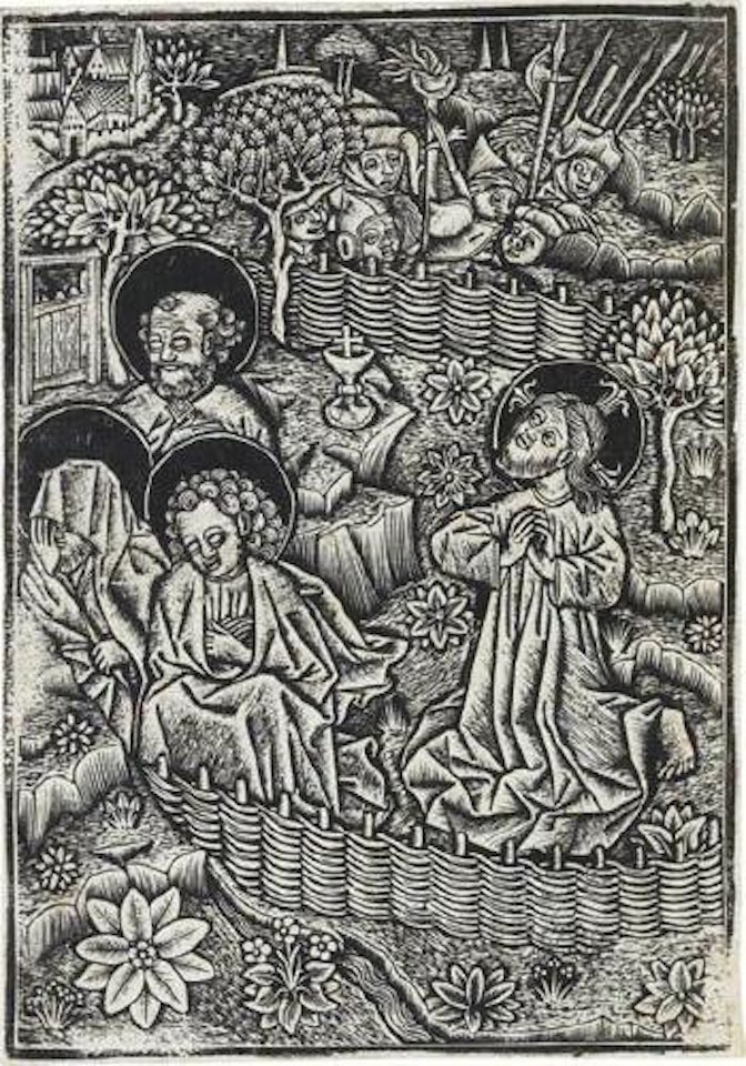 Christ on the Mount of Olives by German School