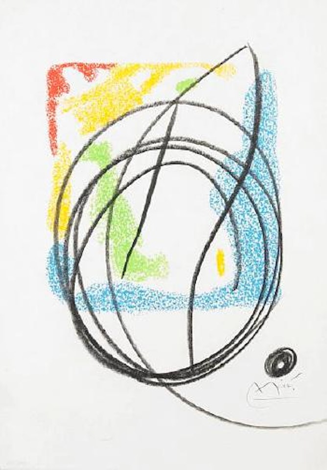 Plate 7, from Les essencies de la terra (M. 580) by Joan Miró