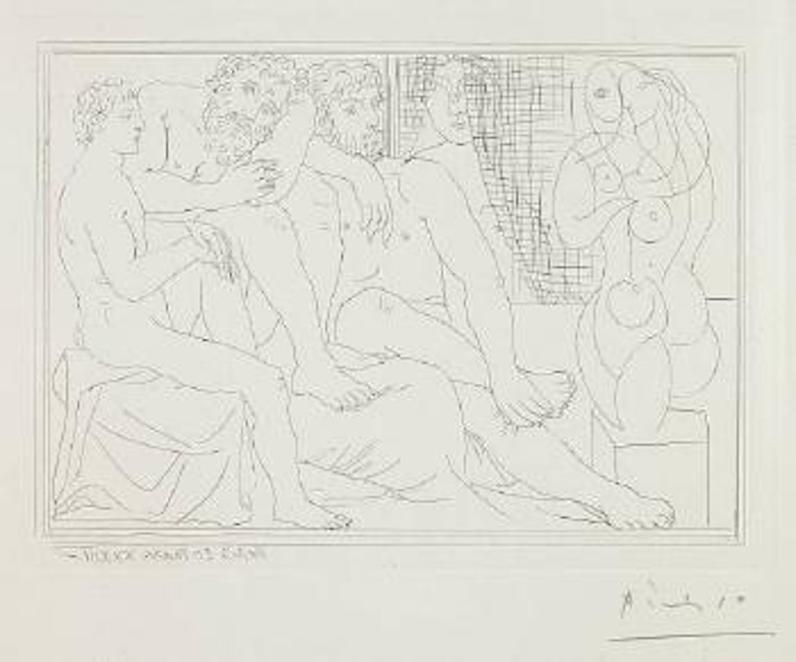 Sculpteurs, ModÃ¨les et Sculpture, Pl. 41, from La Suite Vollard (B. 149; Ba. 301) by Pablo Picasso