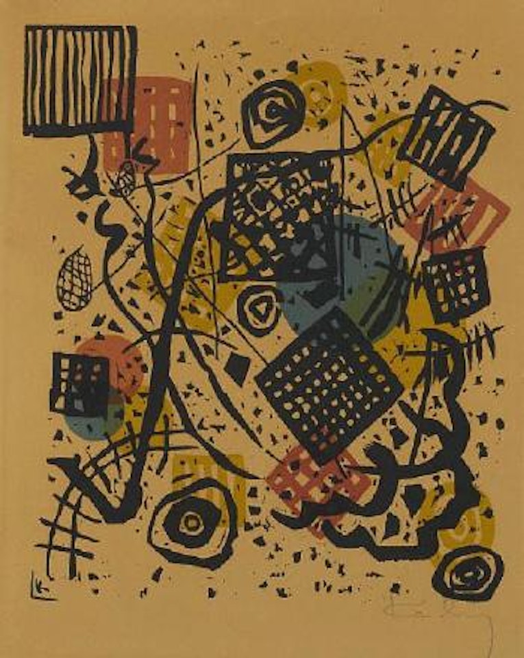 Kleine Welten V, from Klein Welten Portfolio (R. 168) by Wassily Kandinsky
