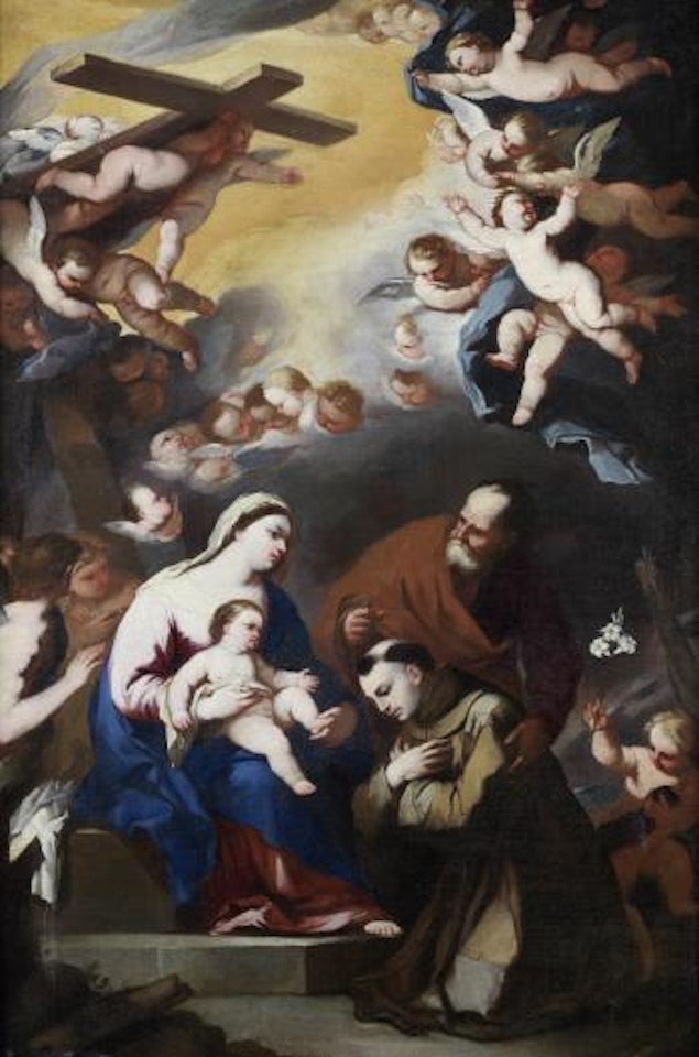 The Madonna and Child with Saint Anthony of Padua by Circle of Luca Giordano