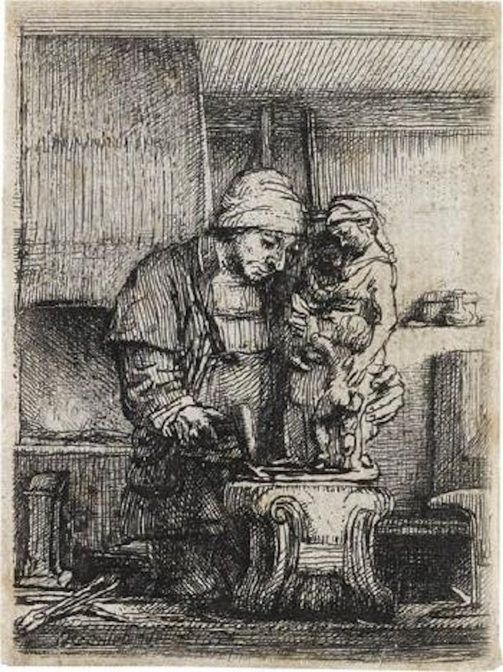 The goldsmith by Attributed to Rembrandt Harmensz van Rijn
