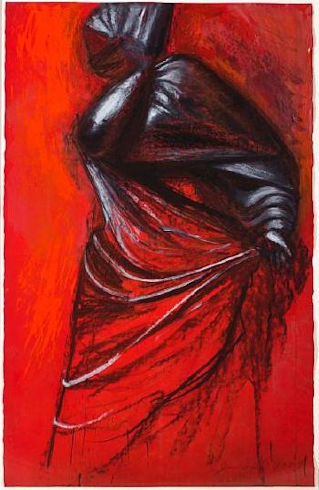 Three Red Dancers by Jim Dine
