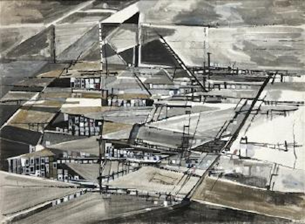 A cidade cinzenta or Ville grise by Maria Helena Vieira Da Silva
