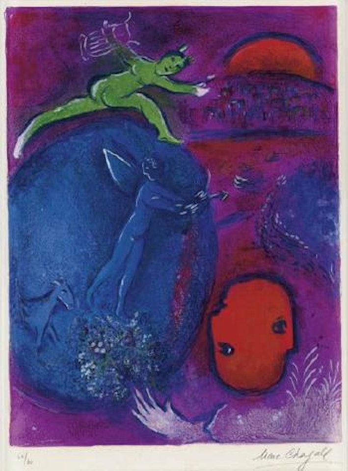 Songe de Lamon et de Dryas by Marc Chagall