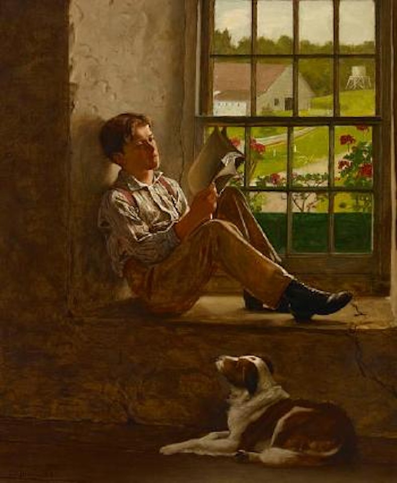 The Study Hour by John George Brown