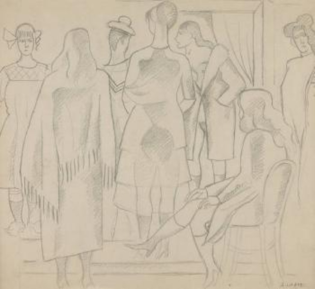 Marins et filles de joie by André Lhote