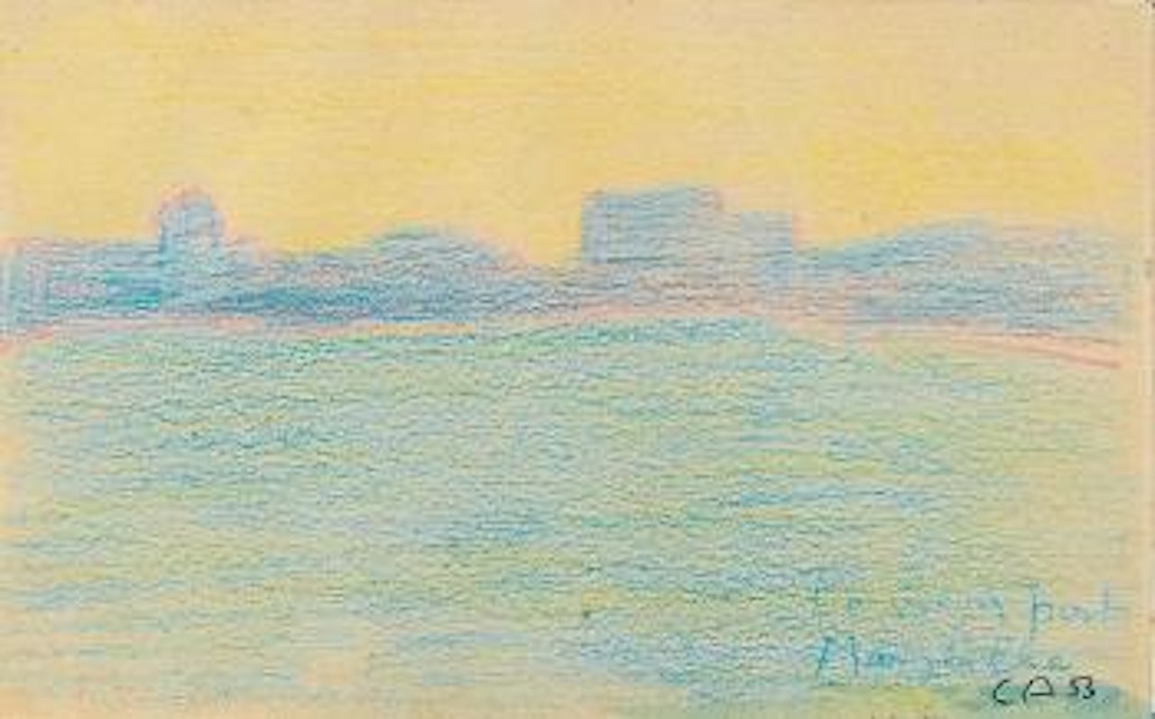 Le vieux port Marseille. by Cuno Amiet