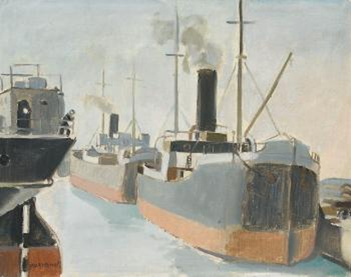 Les bateaux. by Maurice Barraud
