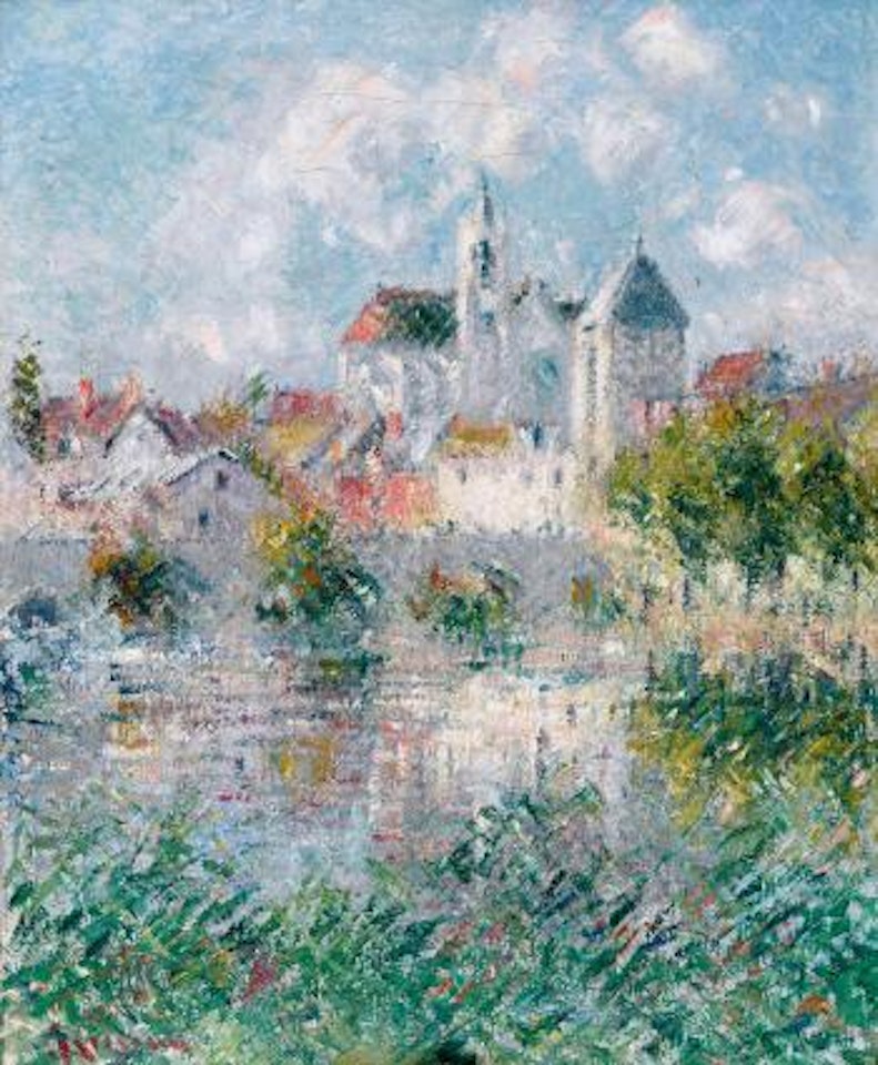 Moret-sur-Loing. by Gustave Loiseau