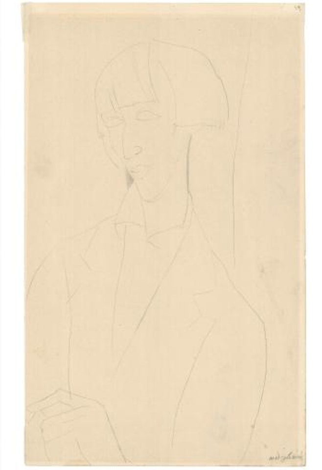 Portrait de Madame Renée Kisling. by Amedeo Modigliani
