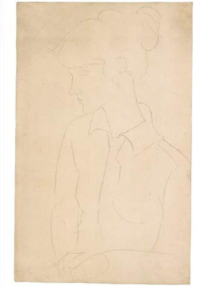 Portrait de jeune femme (Georgette Dorignac). by Amedeo Modigliani