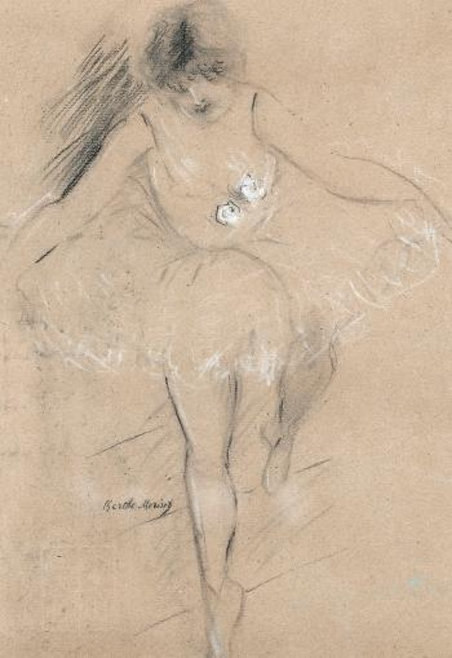 La ballerine. by Berthe Morisot