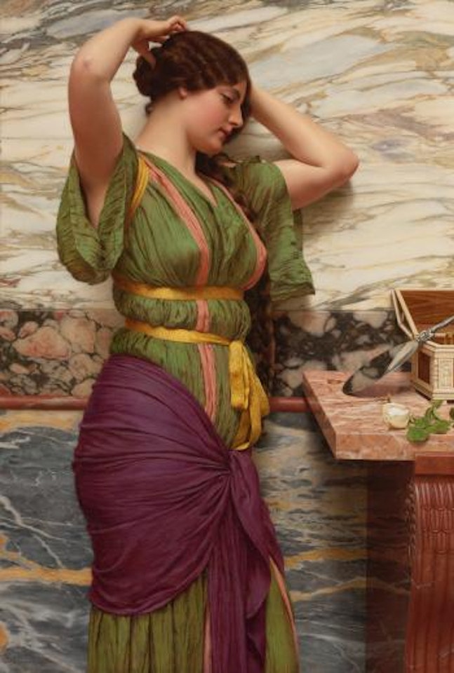 A Fair Reflection by JOHN WILLIAM GODWARD, R.B.A.