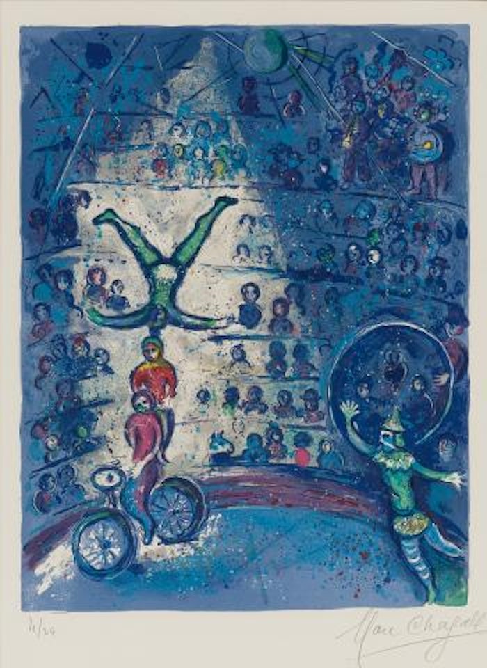 Cirque: One Plate (M. 491) by Marc Chagall