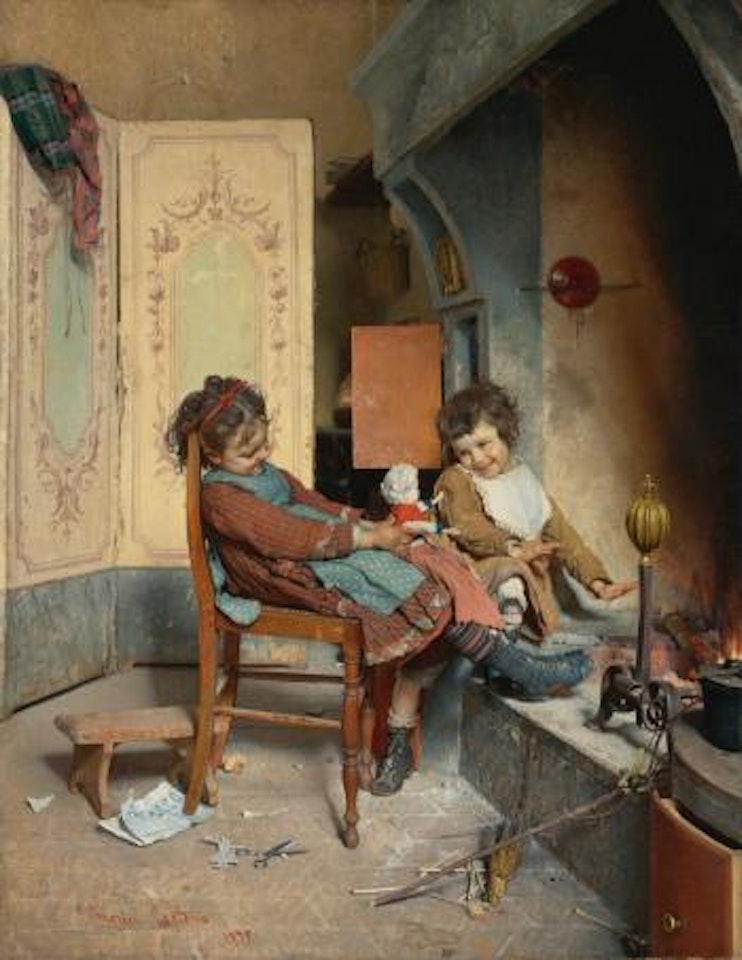 Joys Of Childhood by Gaetano Chierici