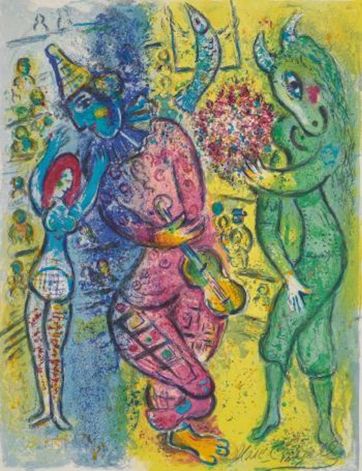 Cirque (M. 490-527; C. Bks. 68) by Marc Chagall