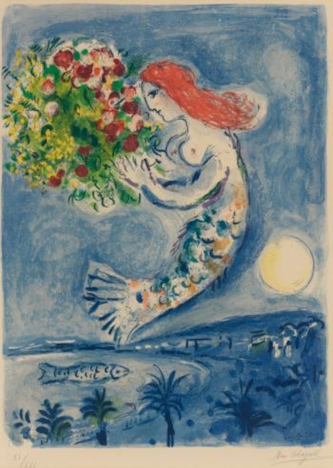 Bay Of Angels (M. 350) by Marc Chagall