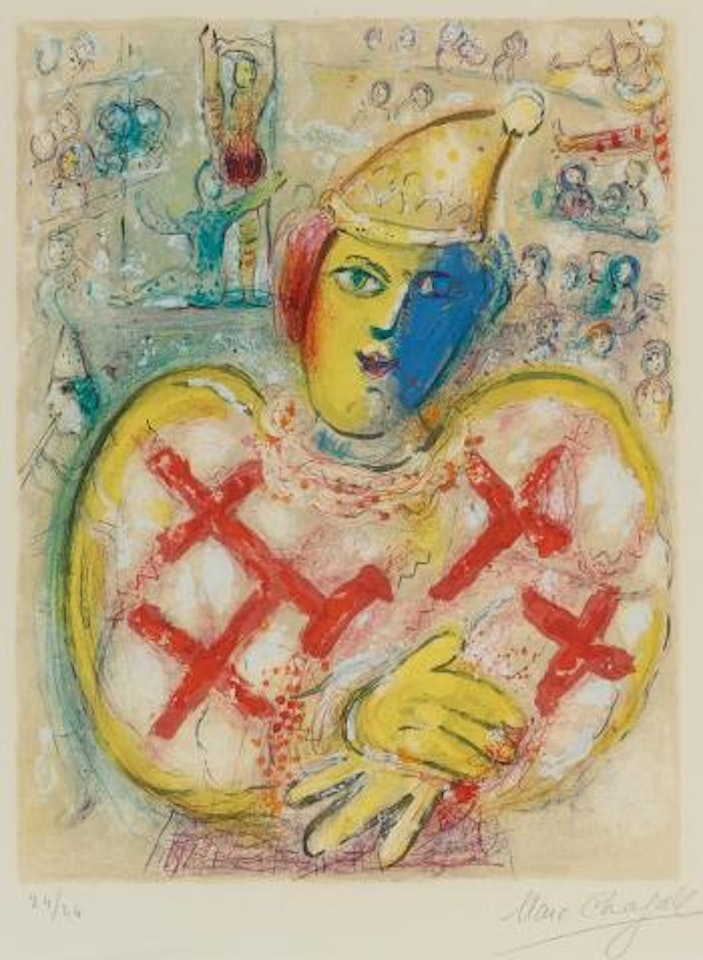 Cirque: One Plate (M. 499) by Marc Chagall