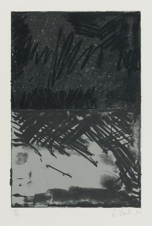 Untitled Press Series (Lewison 21) by Brice Marden