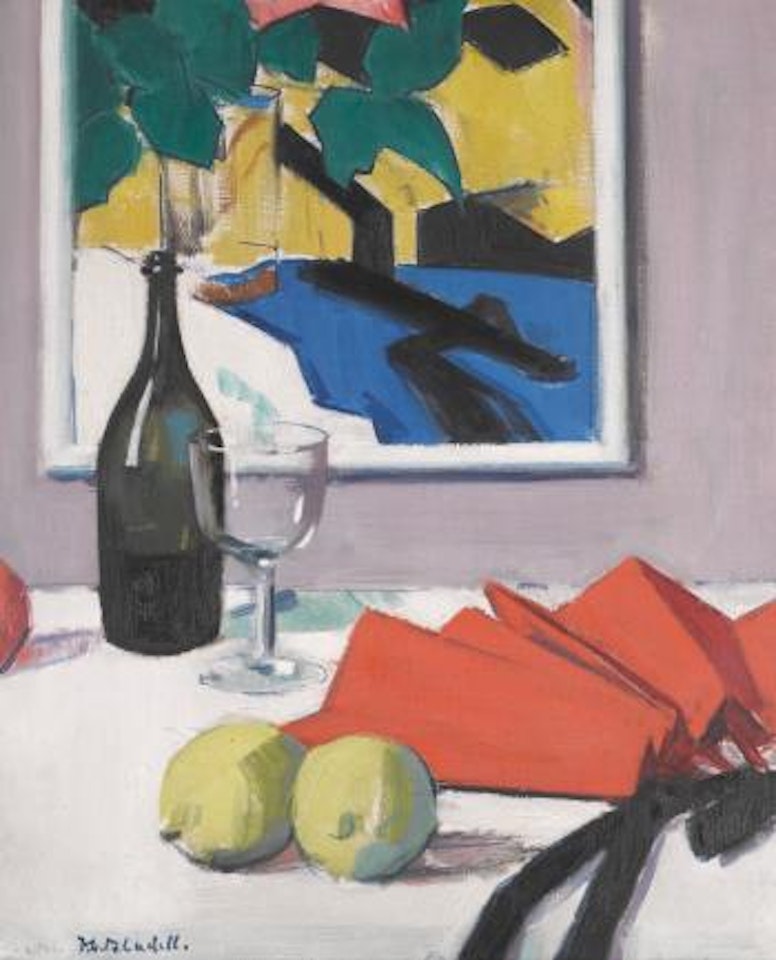 The Red Fan by Francis Campbell Boileau Cadell