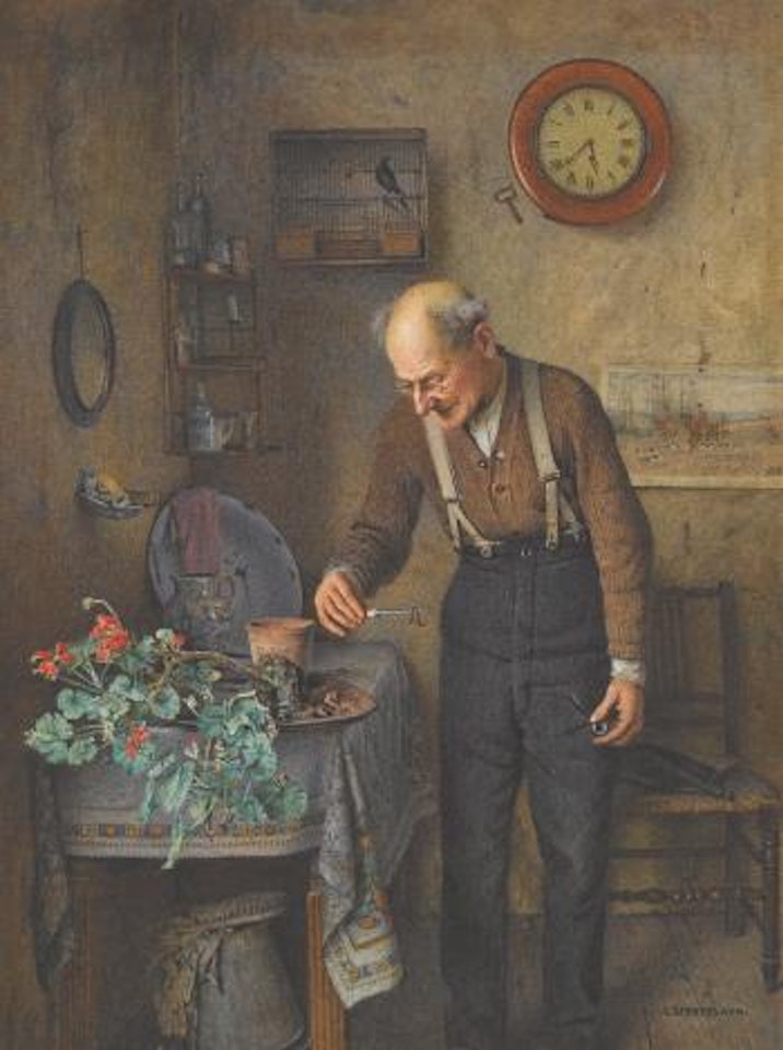 The Early Bird by Charles Spencelayh