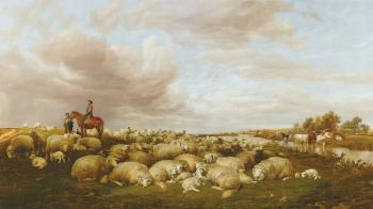 April Showers by Thomas Sidney Cooper