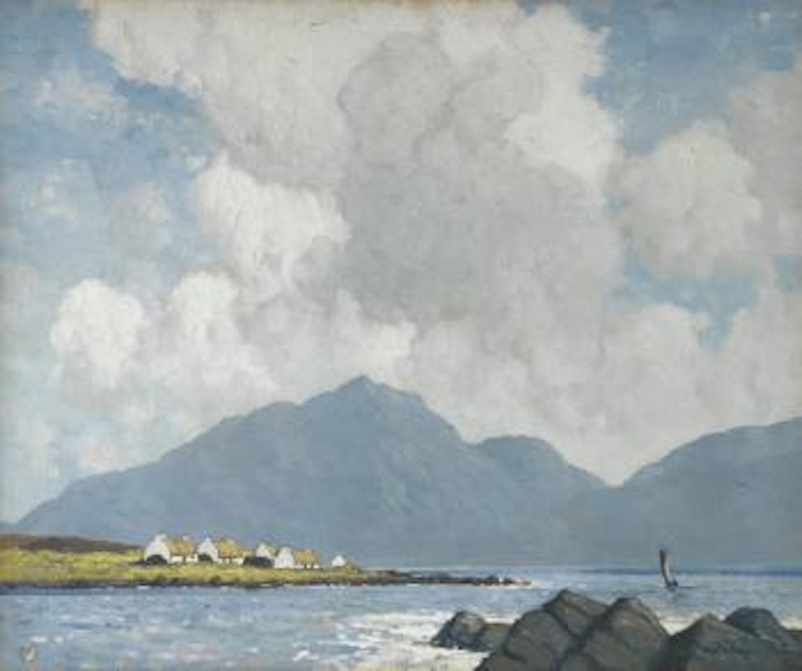 A Connaught Fishing Village by Paul Henry