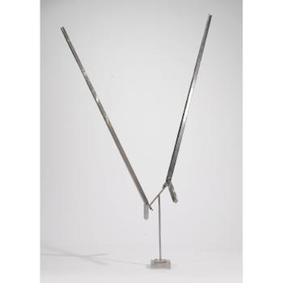 Two Lines Up Excentric by George Rickey