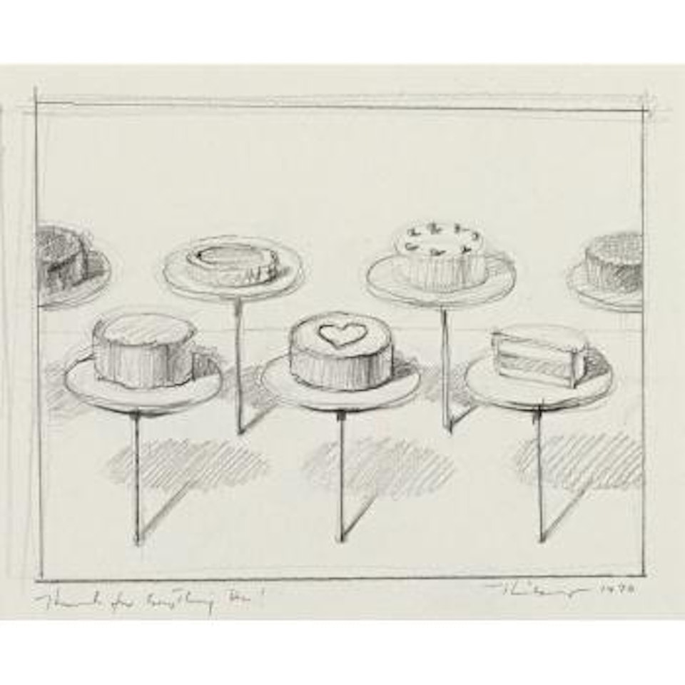 Untitled (Cake Window) by Wayne Thiebaud