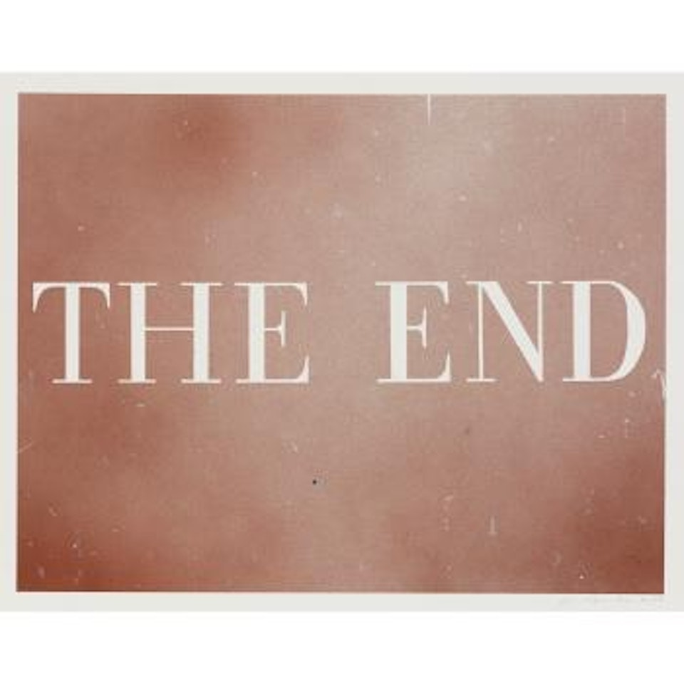 The End #28 by Ed Ruscha