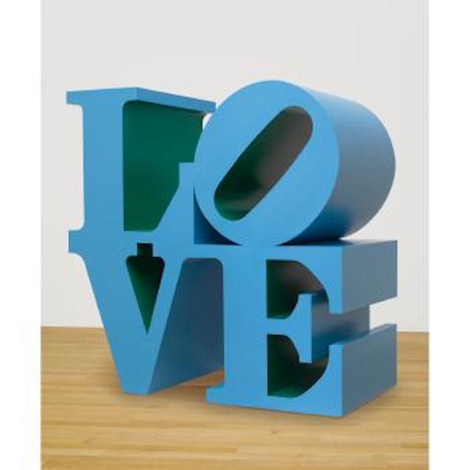 Love (Blue/Green) by Robert Indiana