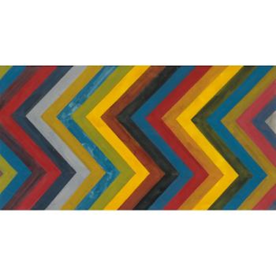 Irregular Bands With Colors Superimposed by Sol LeWitt