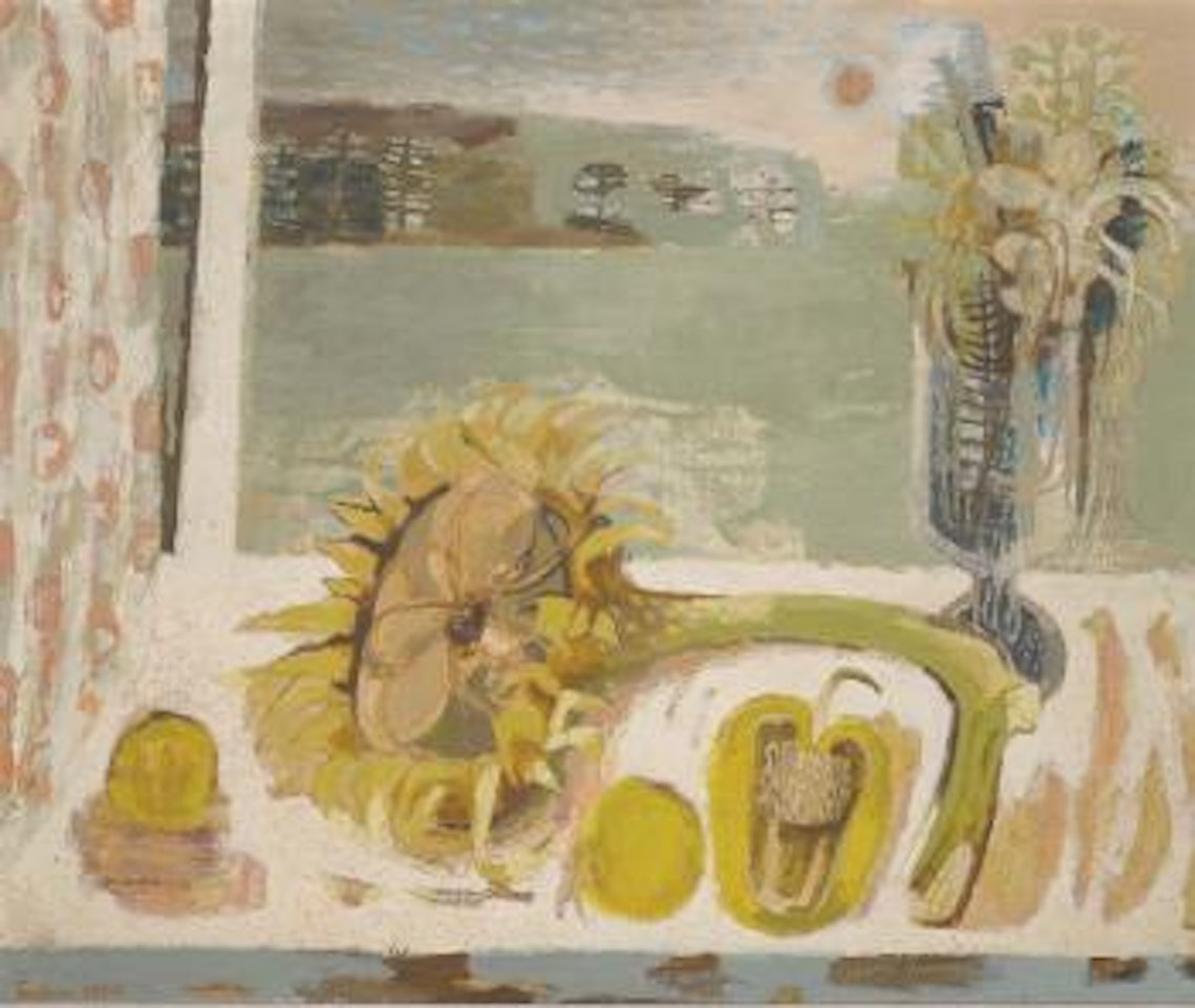 Still Life With Sunflower by Mary Fedden