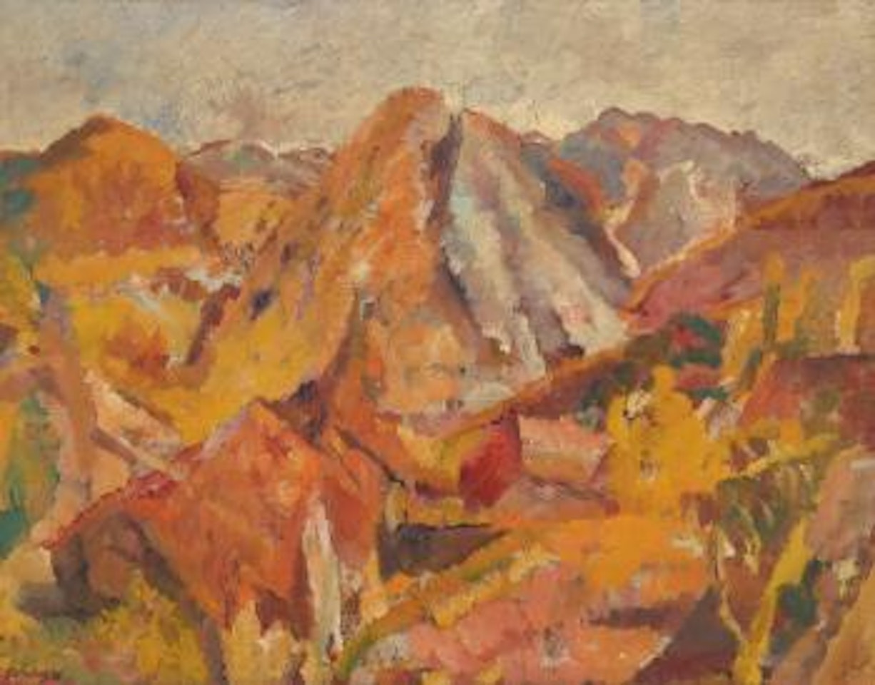 Sunlight In The Mountains, Asturias by David Bomberg