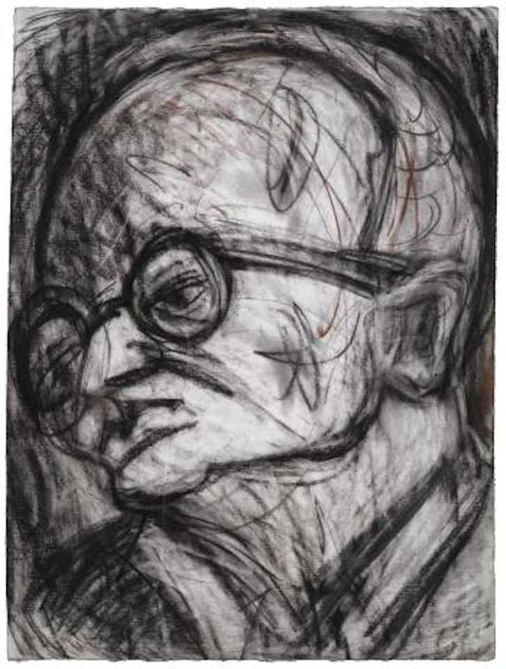 Head Of Chaim by Leon Kossoff