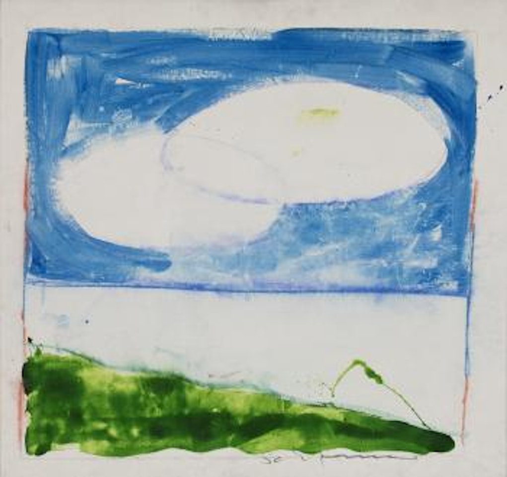Paesaggio anemico by Mario Schifano