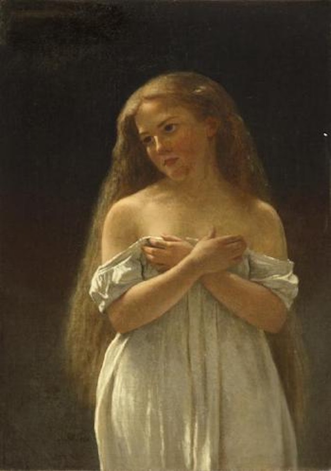 Woman in White by John George Brown