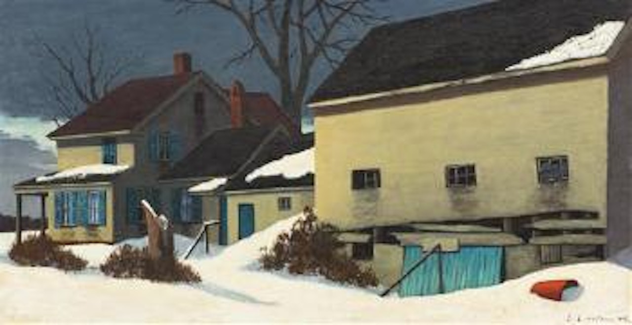 Winter Homestead by Luigi Lucioni