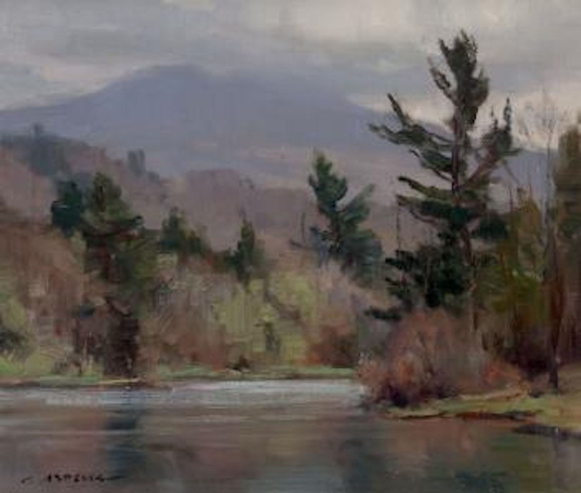 Deer run, Catskill Mountains by Clyde Aspevig