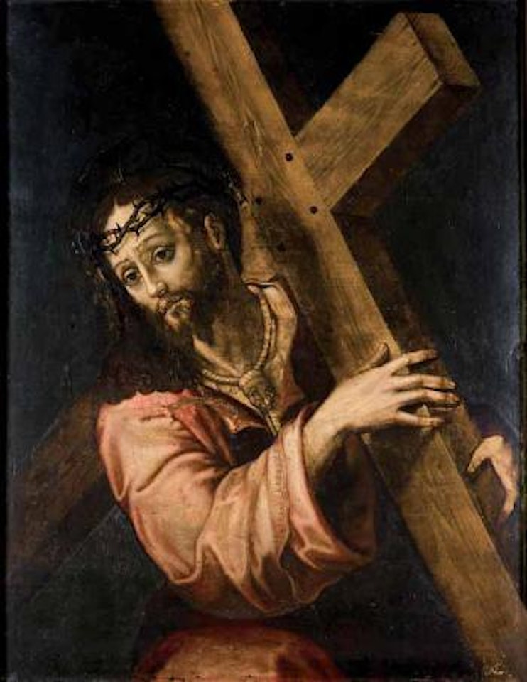Cristo Porta Croce by Sebastiano del Piombo by Spanish School