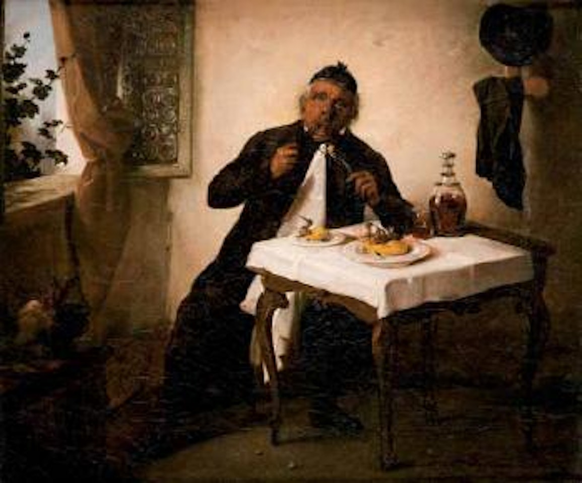 Il bevitore by Angelo Inganni