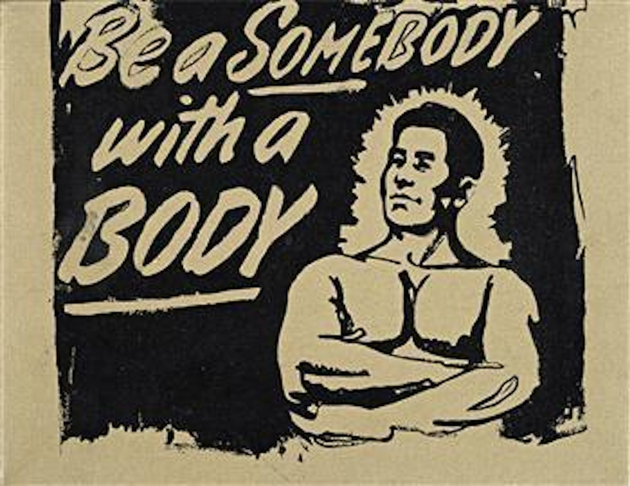 Be Somebody with a Body by Andy Warhol