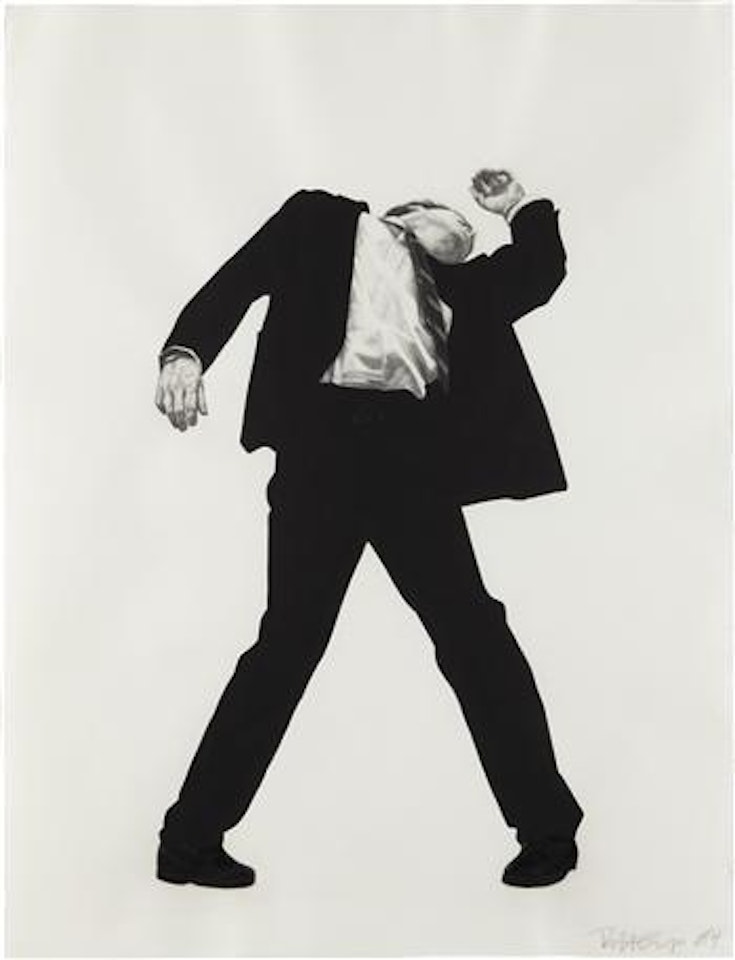 Untitled (Men in Cities) by Robert Longo